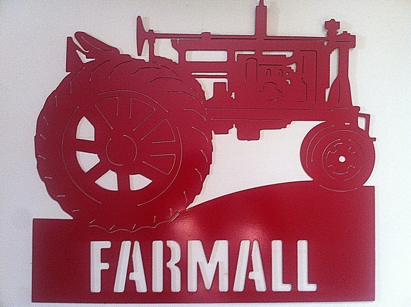 Farmall Tractor Sign  Metal Farmall