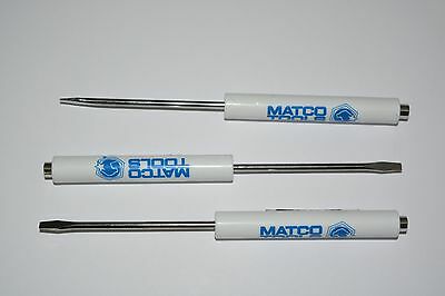 Promotional Matco Tools Pocket Flat Screwdriver With Magnet Top  Tool 3 Pack New