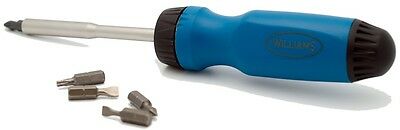 Jh Williams Magnetic Ratcheting Screwdriver With Comfort Grip 9"length Usa Wrs-1